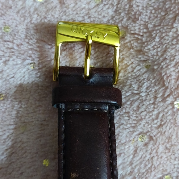Rare Disney Mickey mouse digital gold watch main image 4